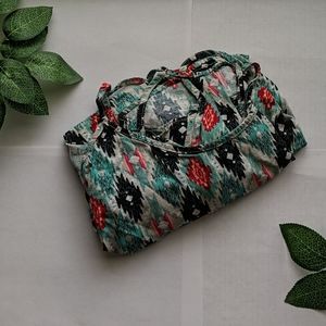 🌵 Mudd Aztec Print Strappy Back Tank Top D5